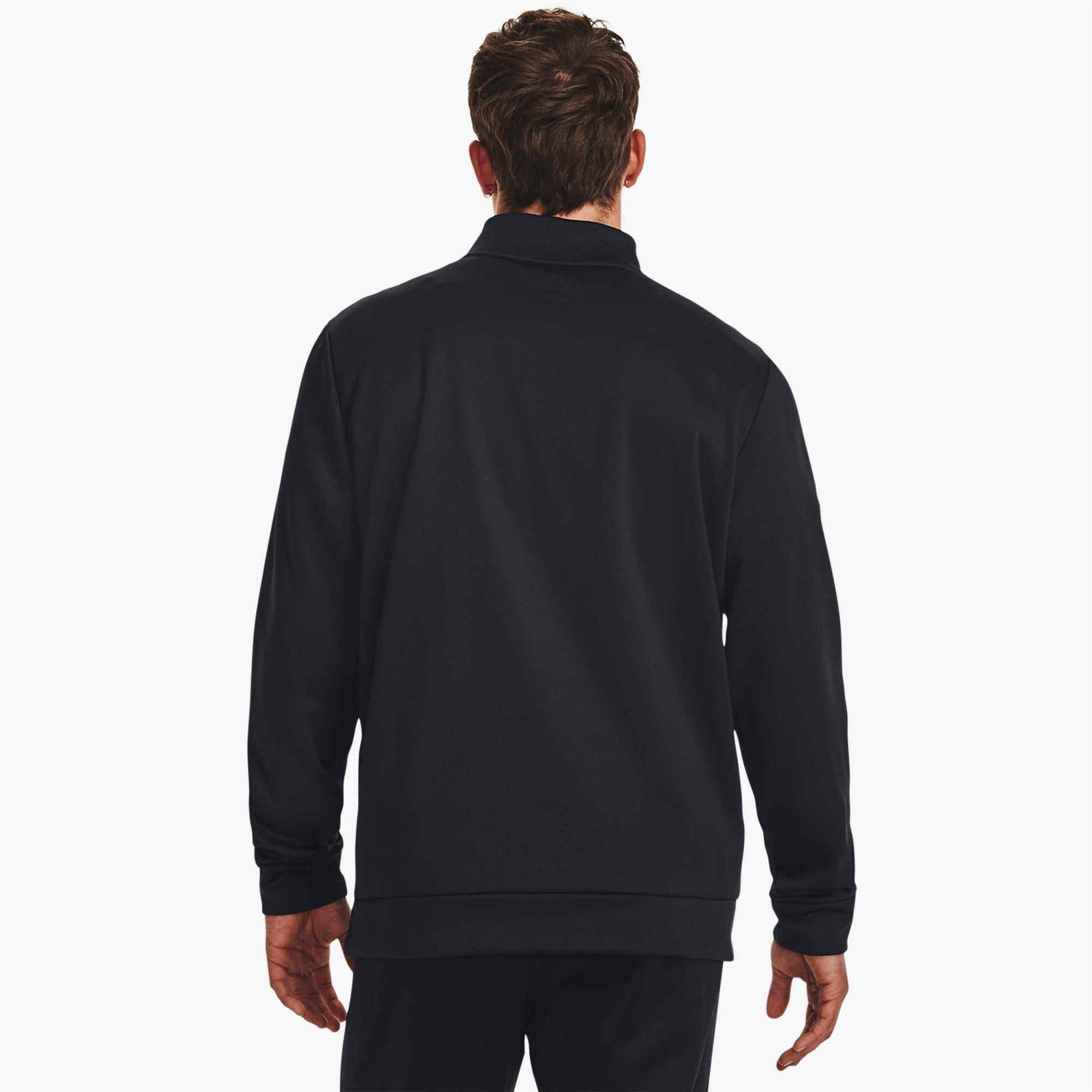 Under Armour Fleece 1/4 Zip Erkek Siyah Günlük Sweatshirt