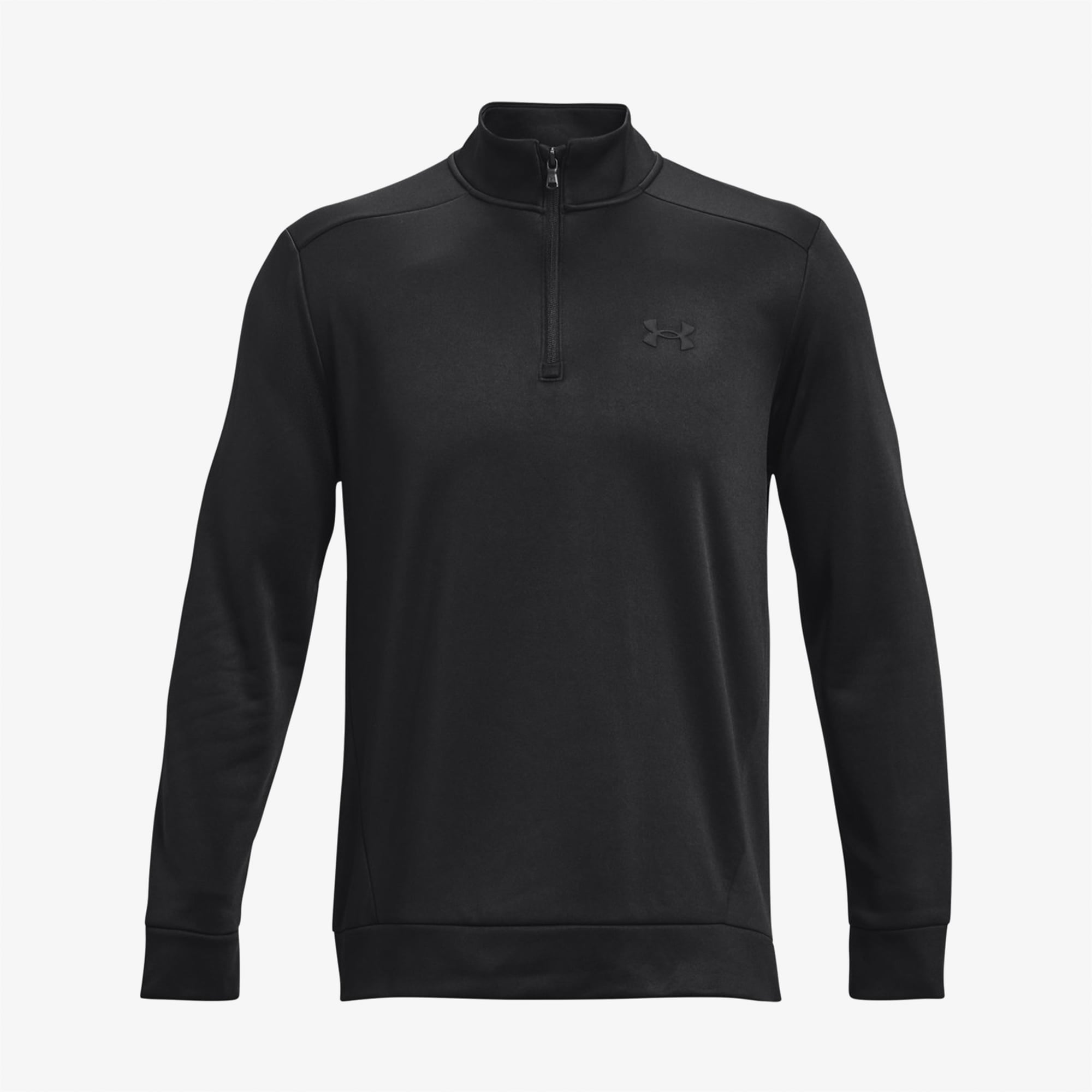 Under Armour Fleece 1/4 Zip Erkek Siyah Günlük Sweatshirt