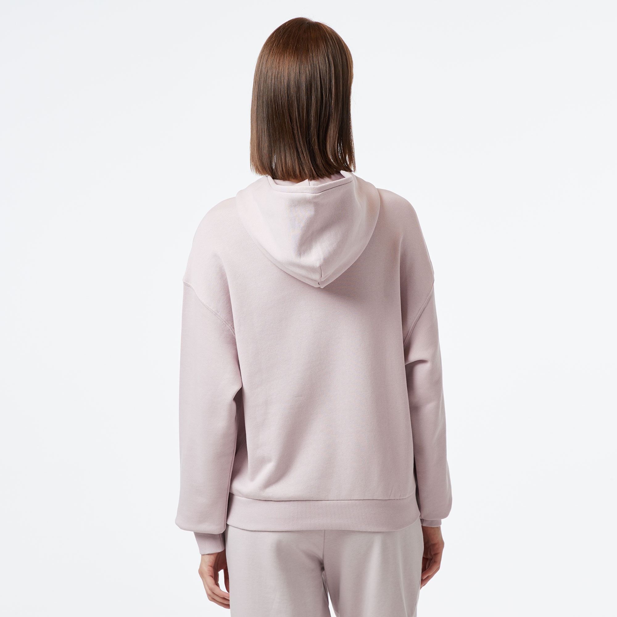 Reebok Cl Ae Big Logo Ft Hoodie Kadın Pembe Sweatshirt