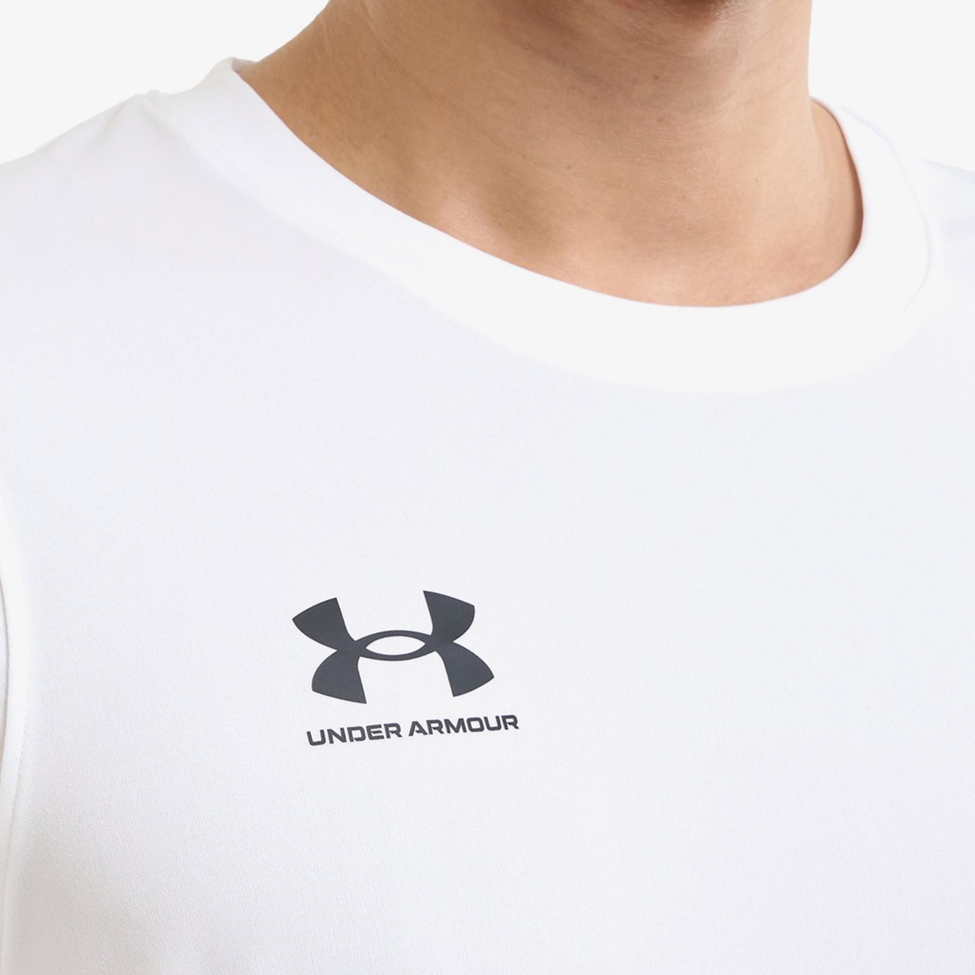 Under Armour Challenger Erkek Beyaz Antrenman T-Shirt