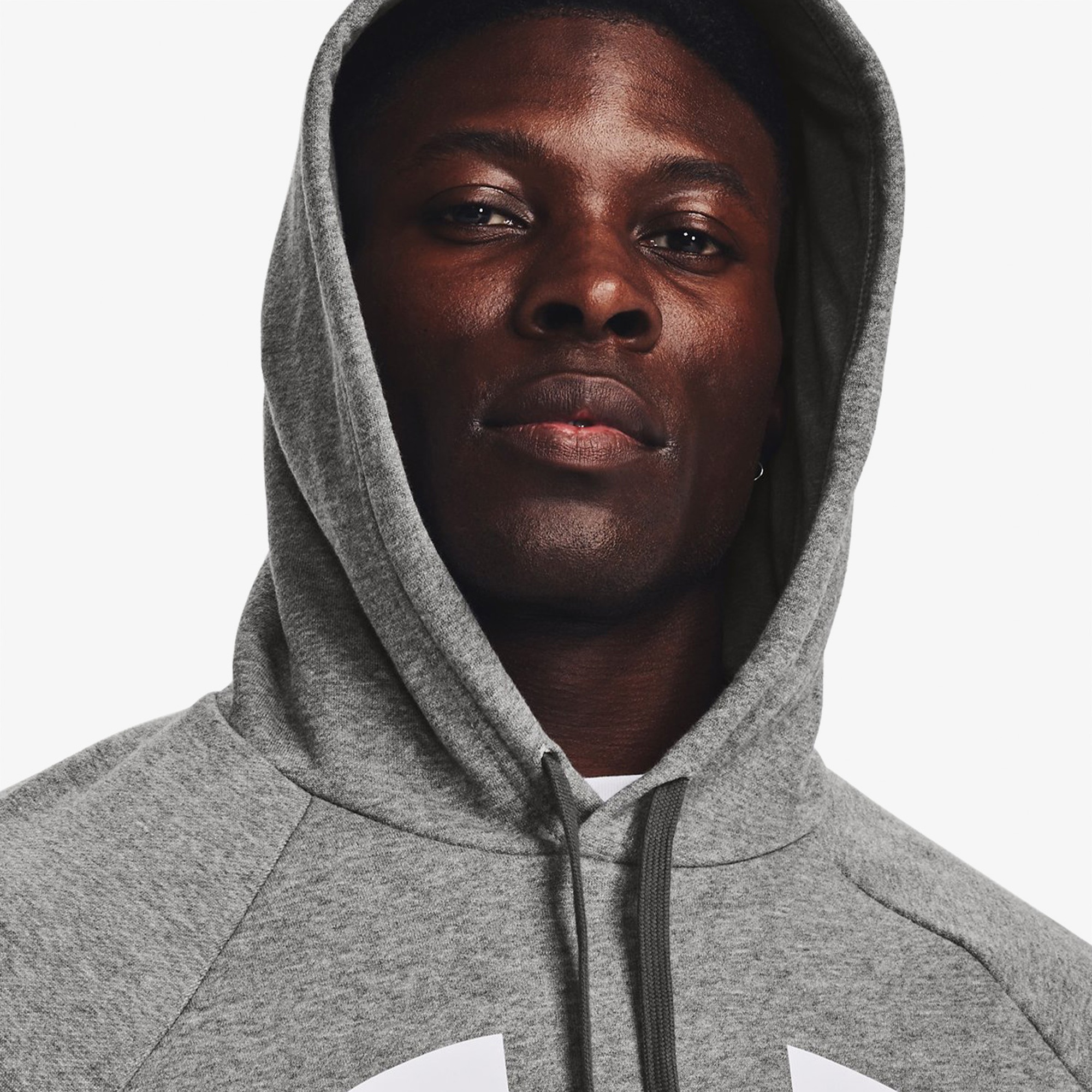 Under Armour Rival Fleece Erkek Gri Günlük Sweatshirt