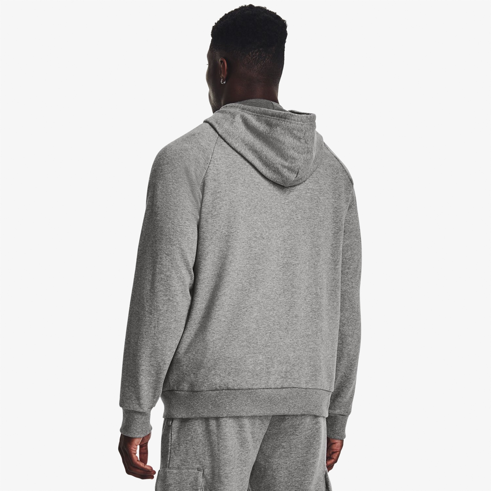 Under Armour Rival Fleece Erkek Gri Günlük Sweatshirt