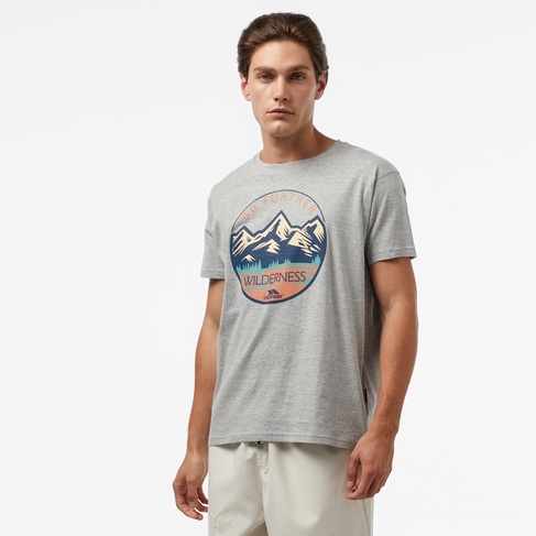  Trespass Lagoon Erkek Gri Günlük T-Shirt