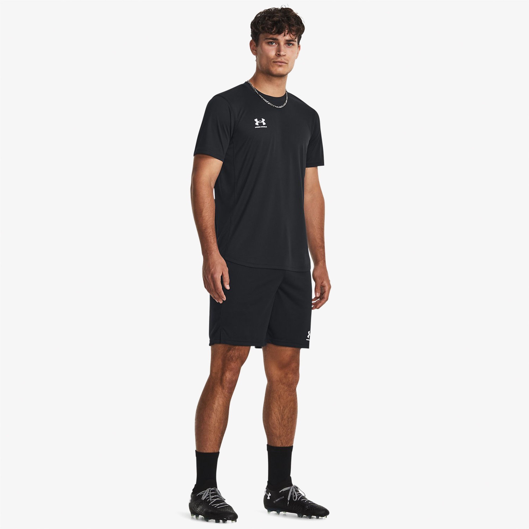 Under Armour Challenger Erkek Siyah Antrenman T-Shirt