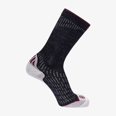  Salomon Ultra Crew DS+ Erkek Siyah Çorap