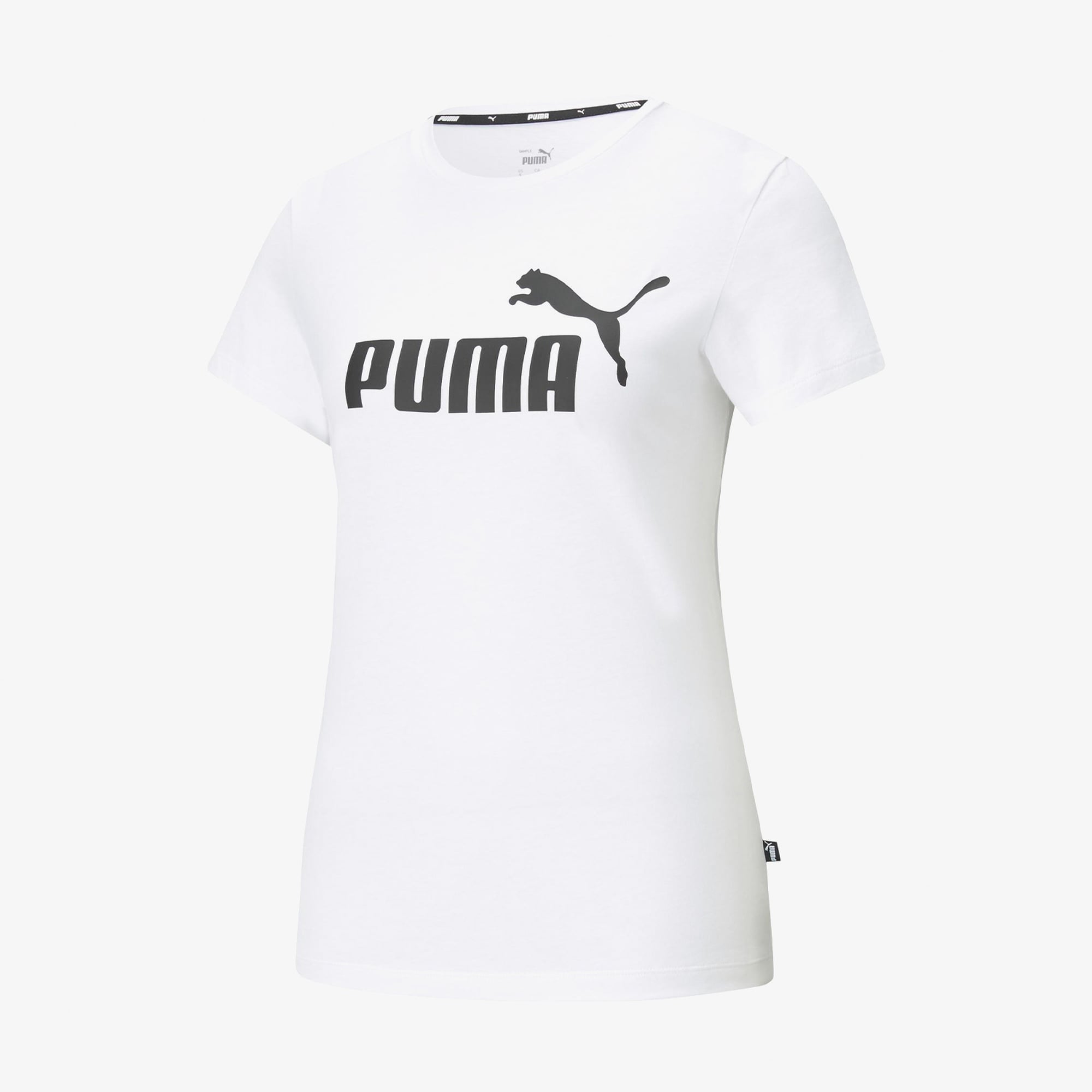 Puma Essentials Kadın Beyaz Günlük T-Shirt