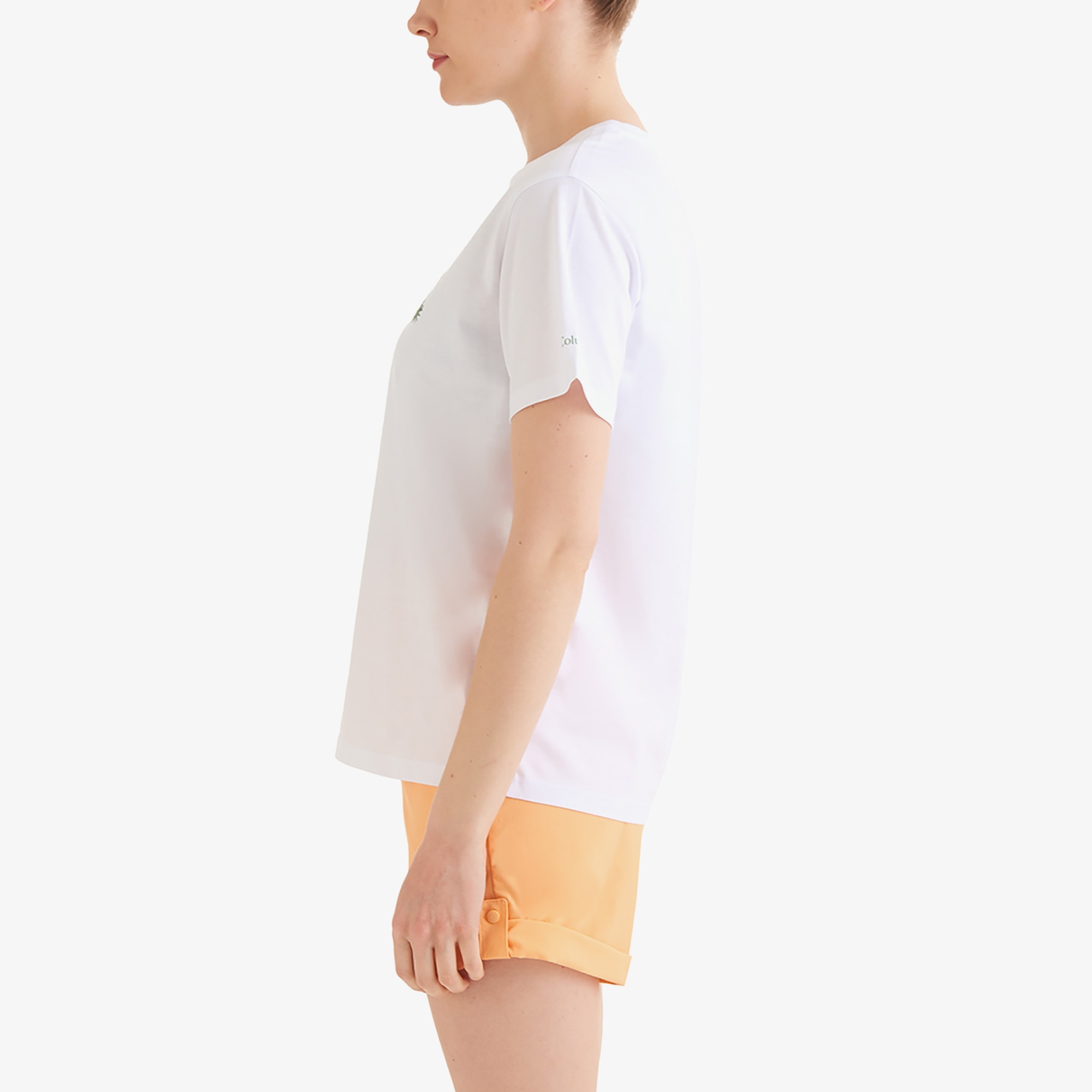 Columbia Kadın Beyaz Günlük T-Shirt