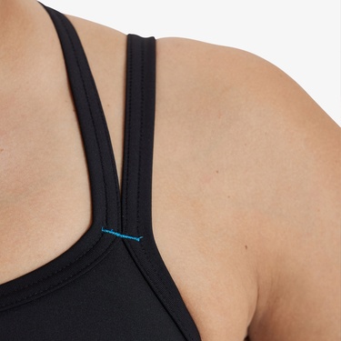  Arena Solid Kadın Siyah Antrenman Bra