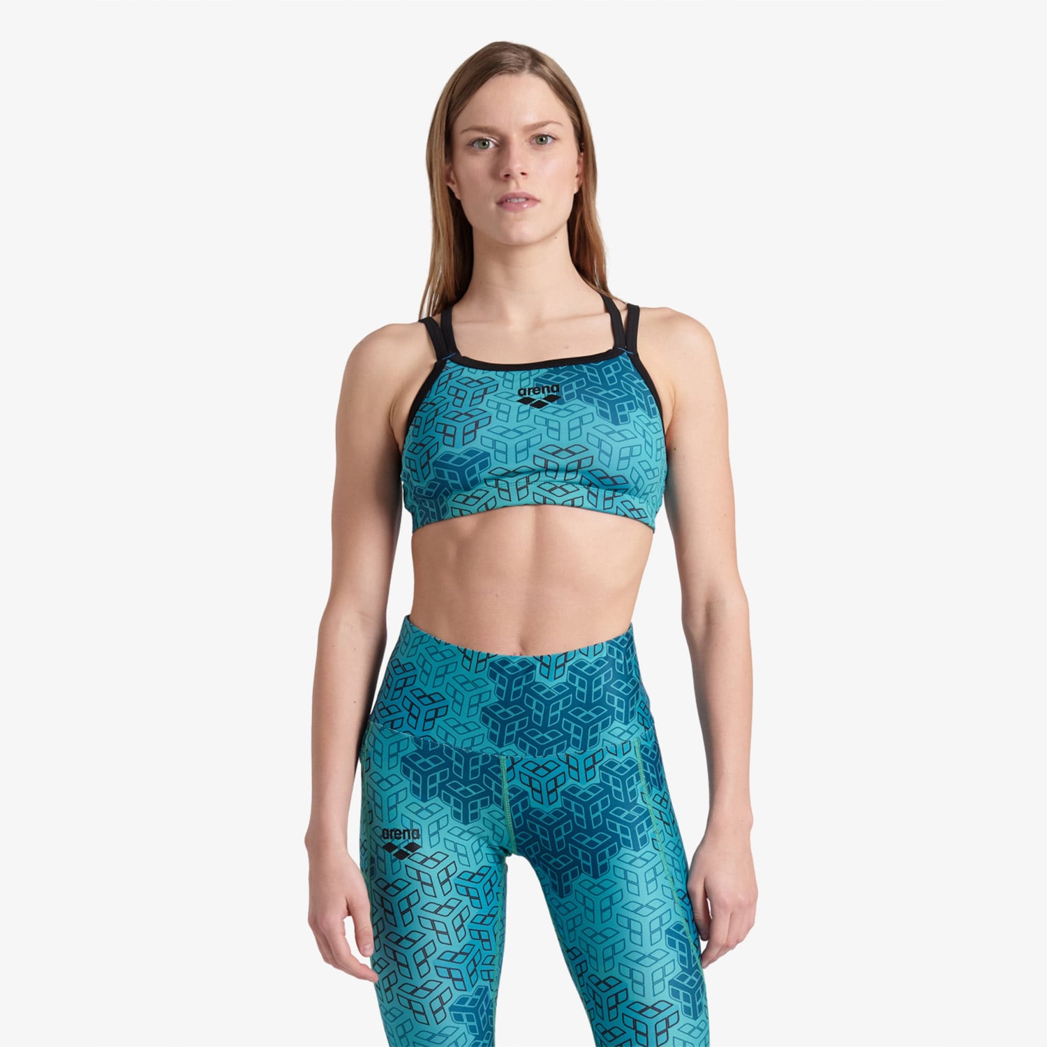  Arena Seamless Tank Kadın Mavi Bra