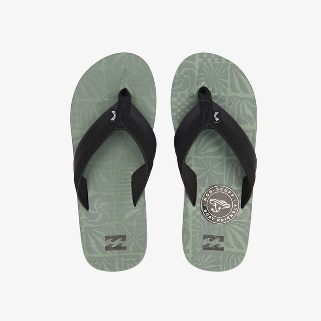  Billabong All Day Impact Print Erkek Yeşil Terlik