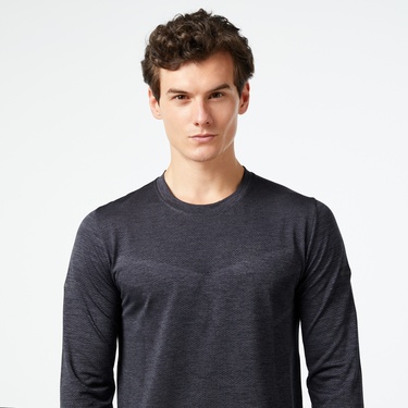  Energetics Tayeb Erkek Gri Uzun Kollu İçlik