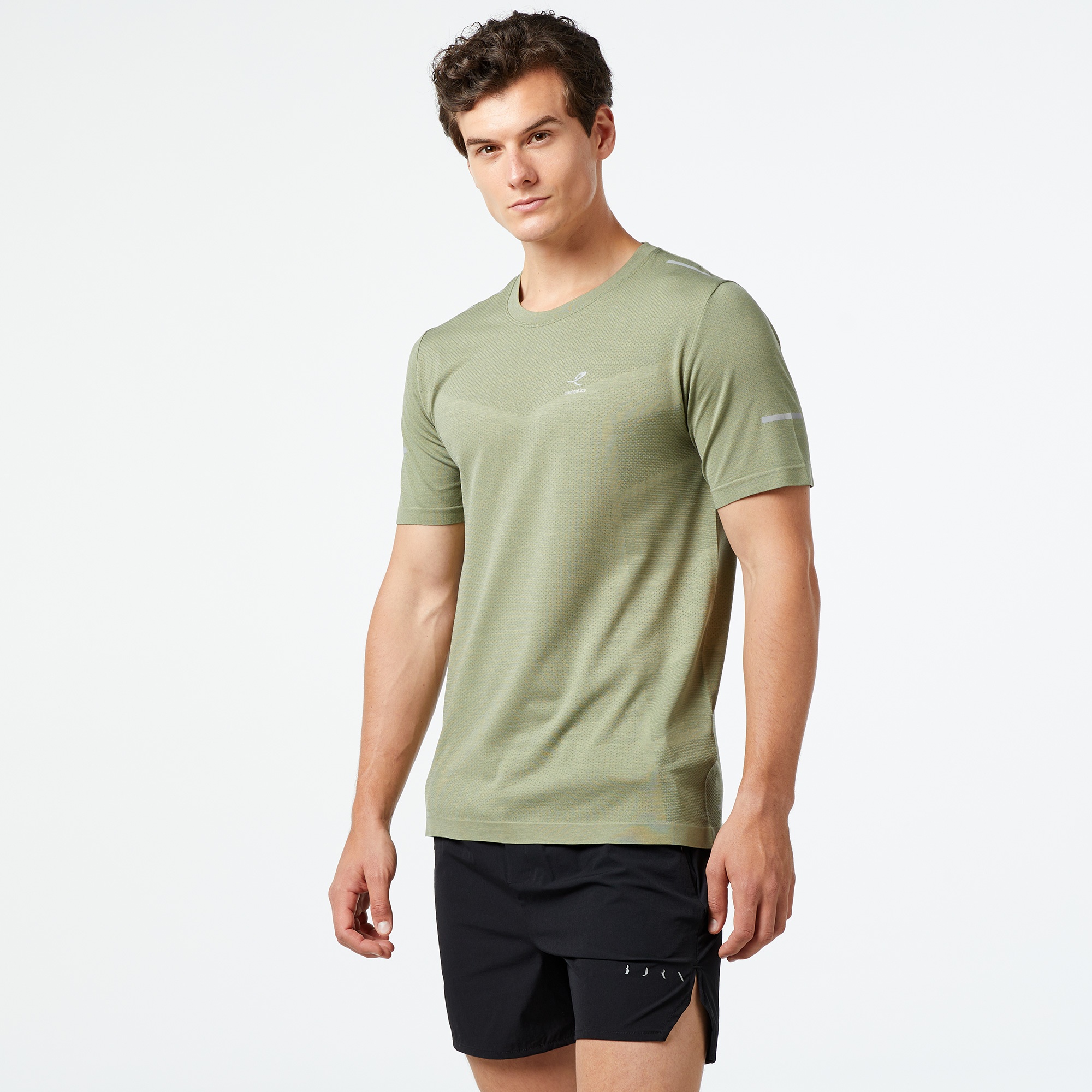 Energetics Tayeb Erkek Yeşil Antrenman T-Shirt