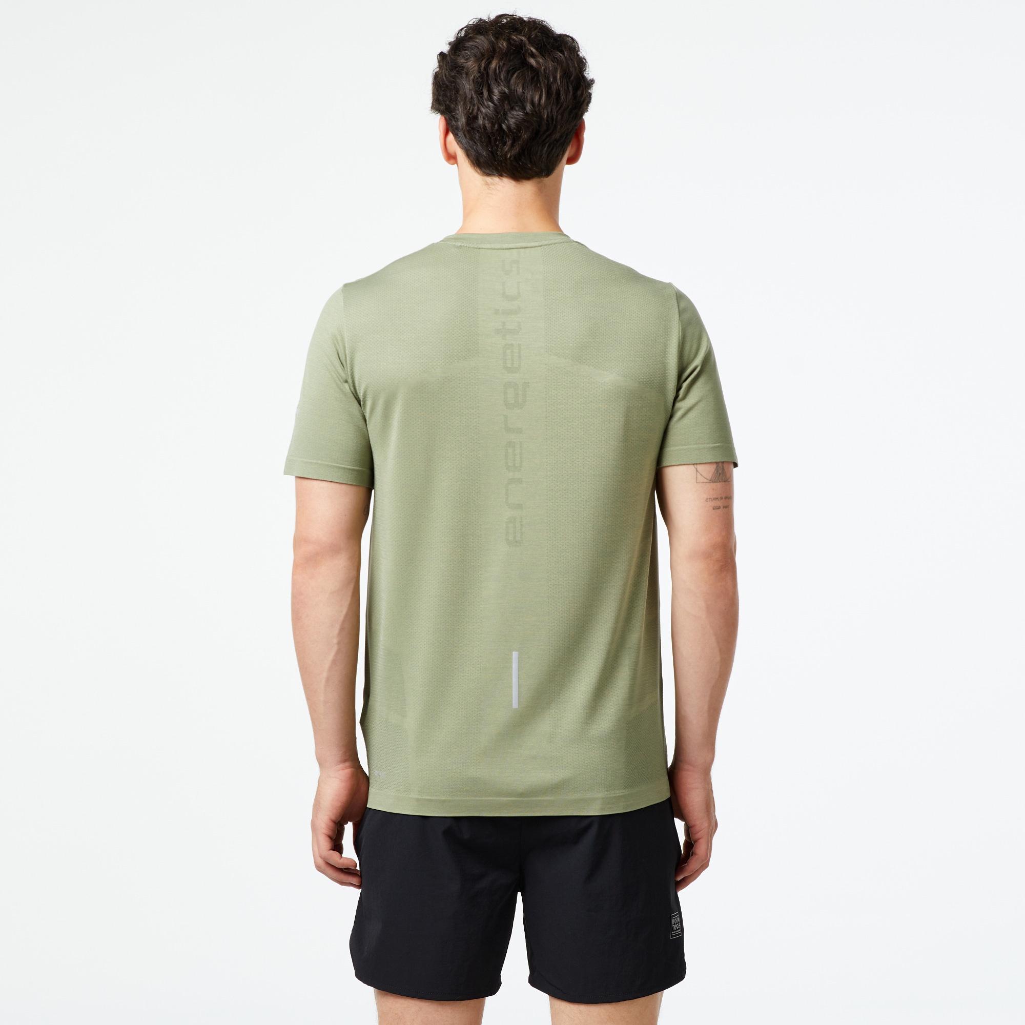 Energetics Tayeb Erkek Yeşil Antrenman T-Shirt