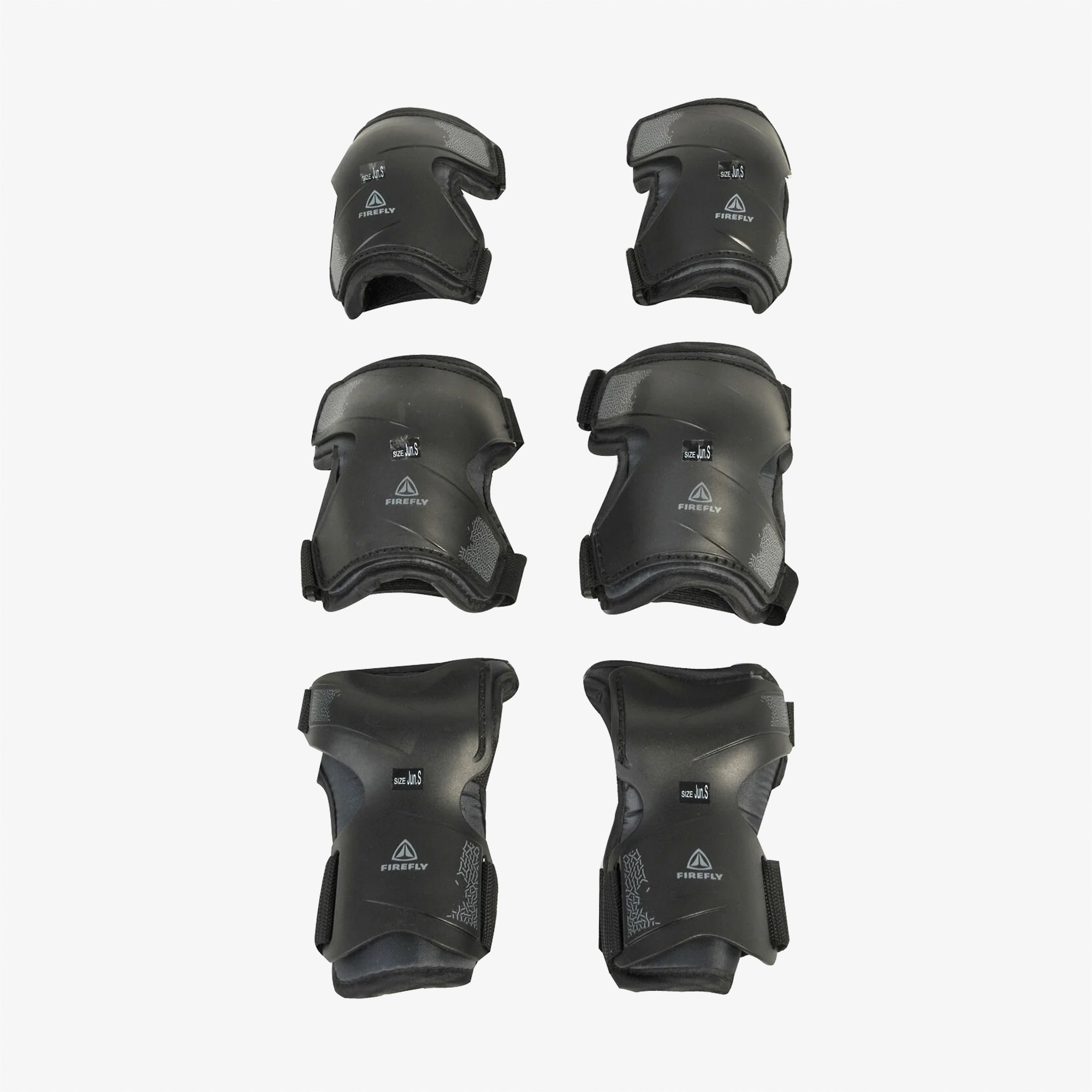 Firefly Leisureline 2.0 Çocuk Siyah Diz & Dirsek Korumalığı