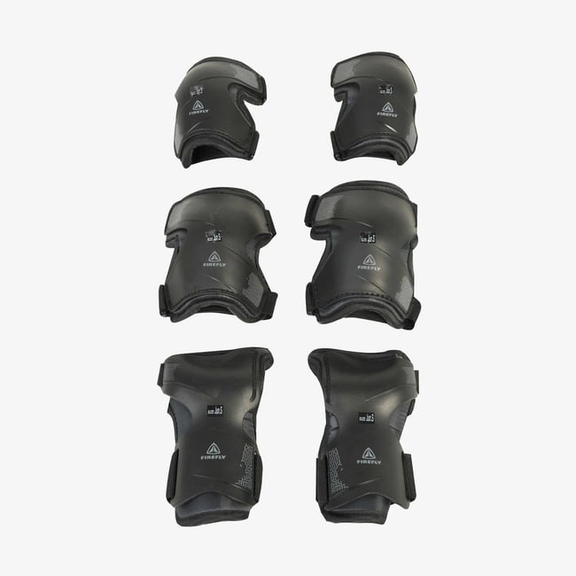  Firefly Leisureline 2.0 Çocuk Siyah Diz & Dirsek Korumalığı