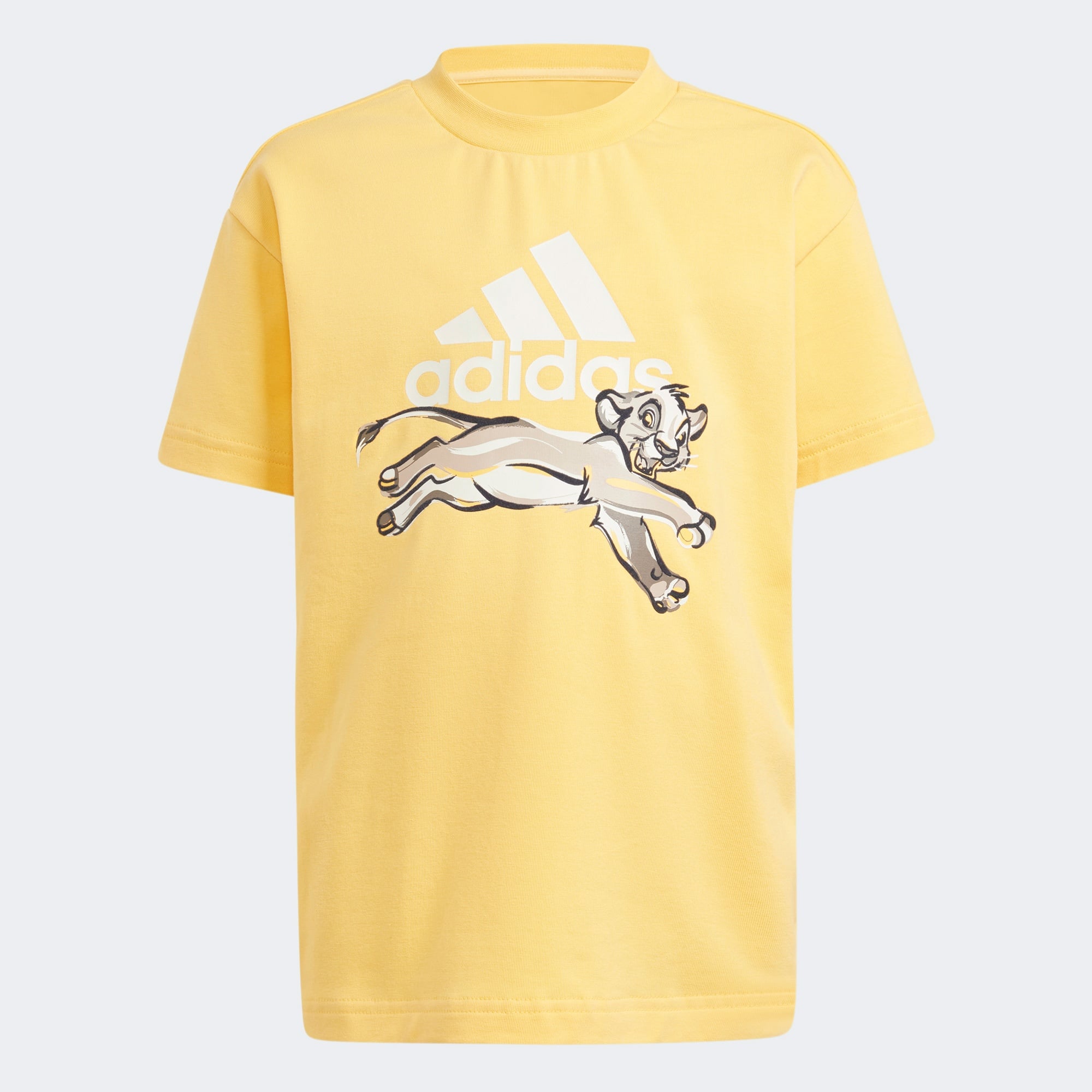 adidas Disney Lion King Çocuk Sarı Günlük T-Shirt