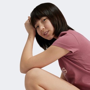  adidas Essentials Çocuk Pembe T-Shirt