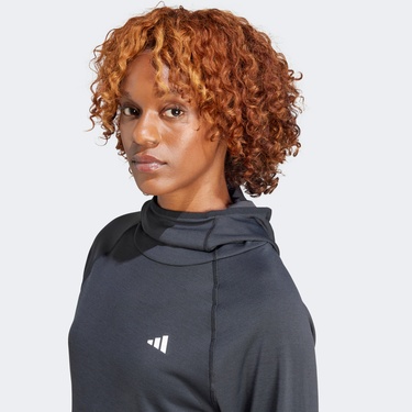  adidas Otr E 3S Kadın Siyah Koşu Sweatshirt