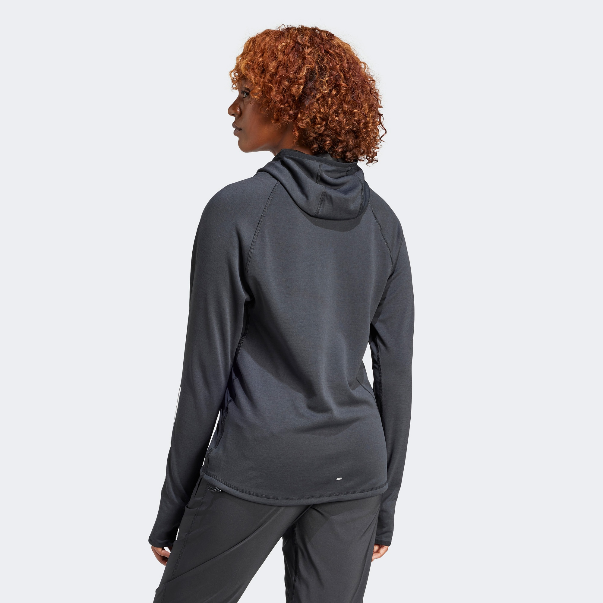 adidas Otr E 3S Kadın Siyah Koşu Sweatshirt