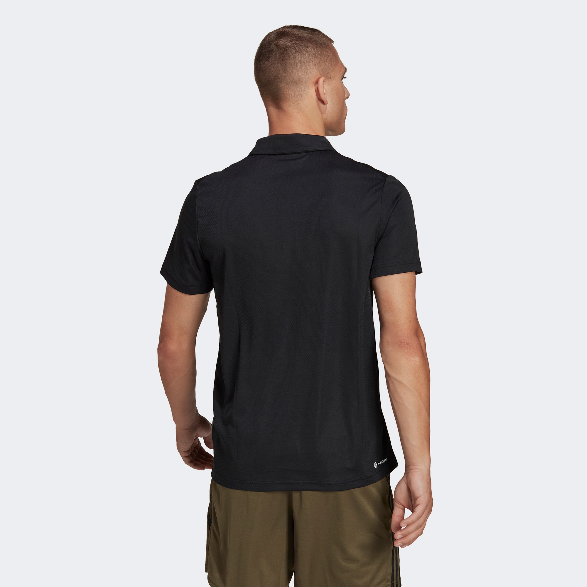 adidas TR-ES Base Erkek Siyah Günlük Polo T-Shirt