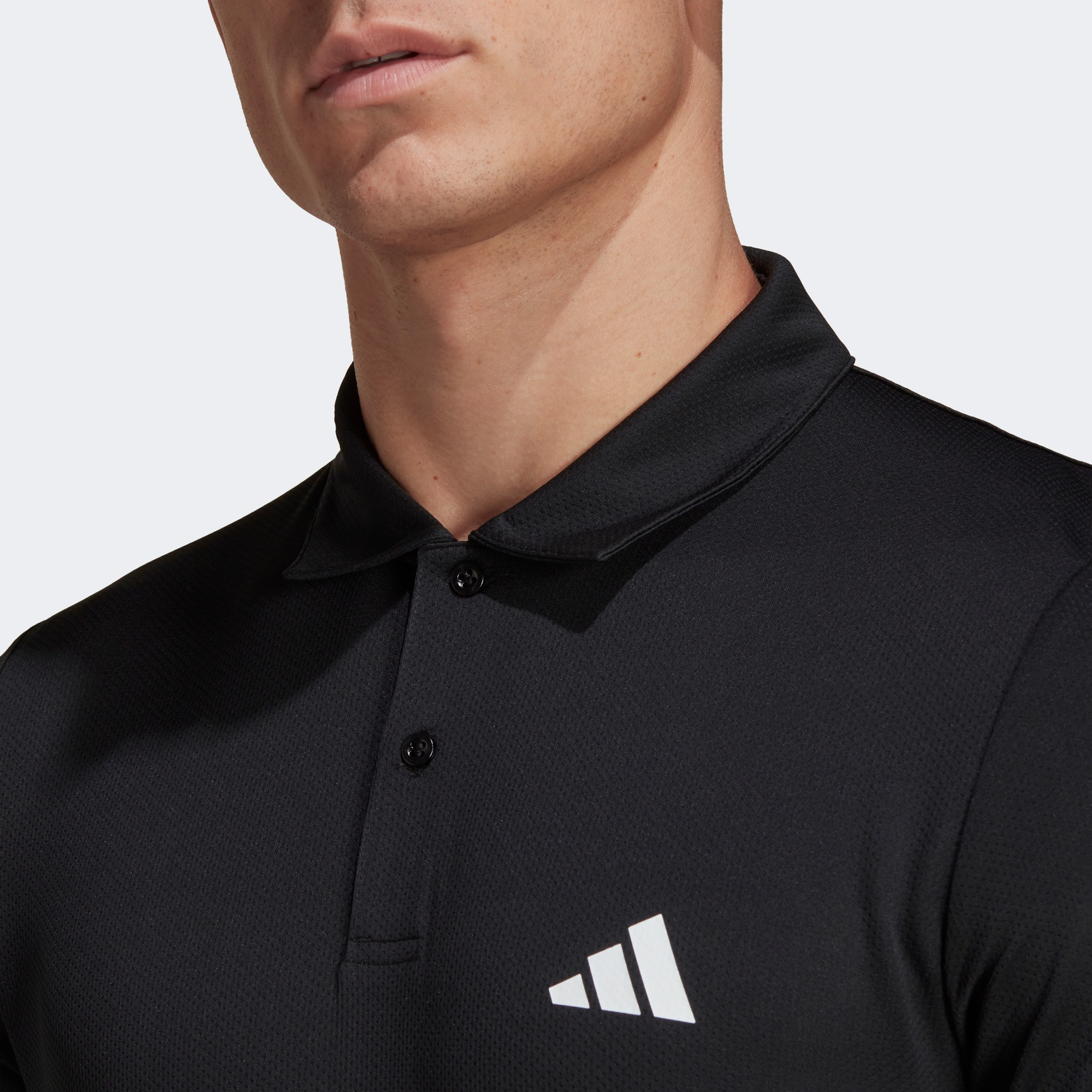 adidas TR-ES Base Erkek Siyah Günlük Polo T-Shirt