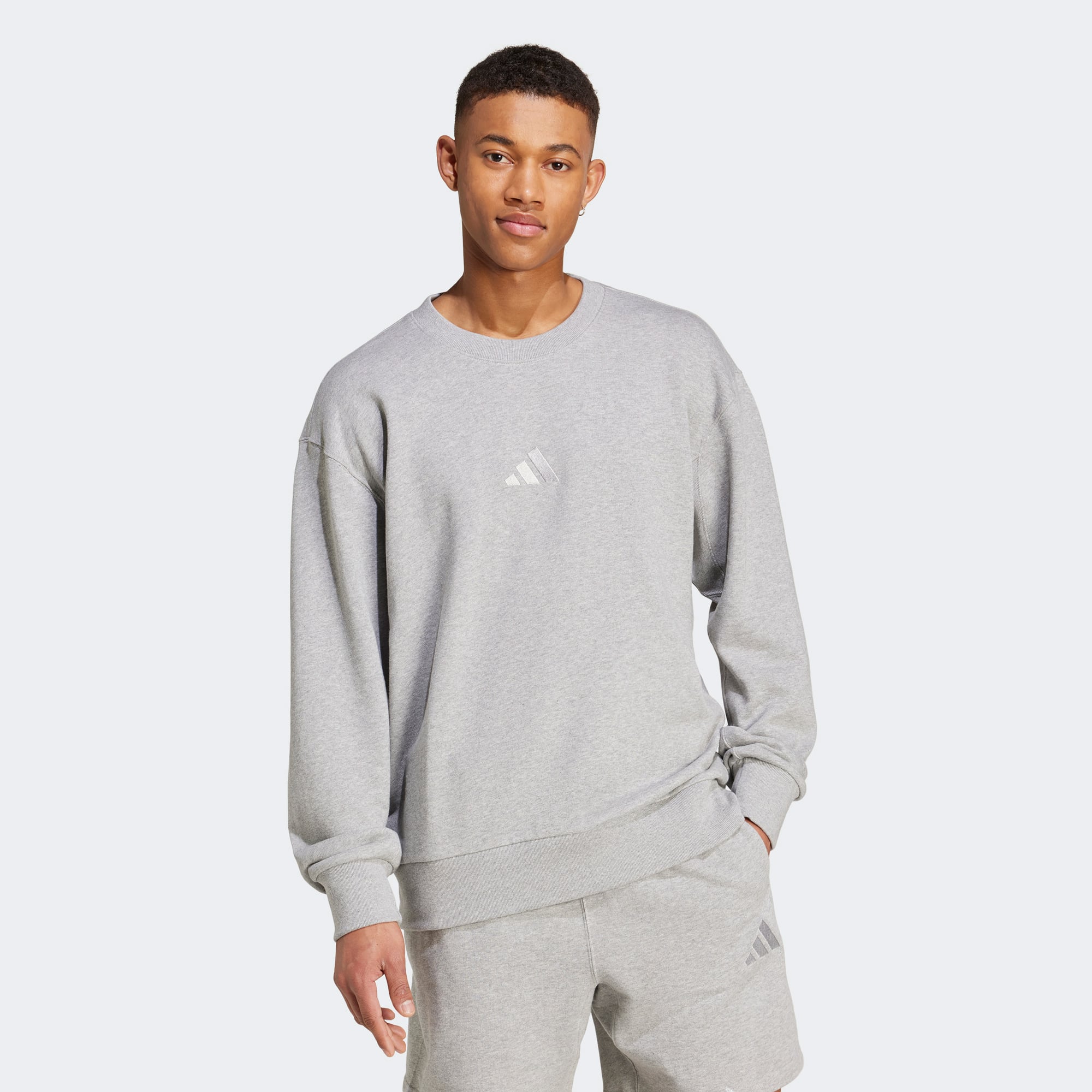  adidas Mgreyh Erkek Gri Sweatshirt