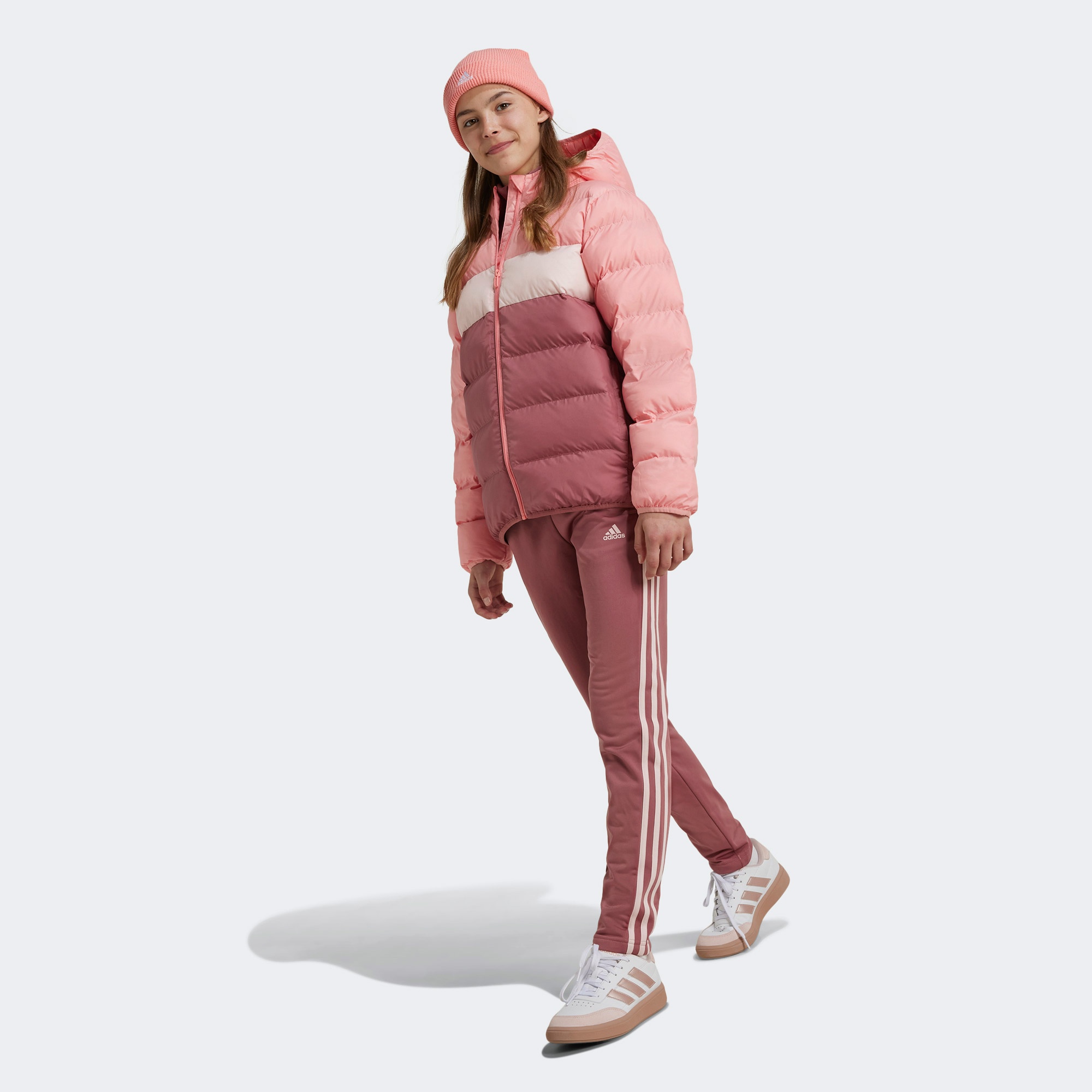adidas Down Çocuk Pembe Günlük Mont