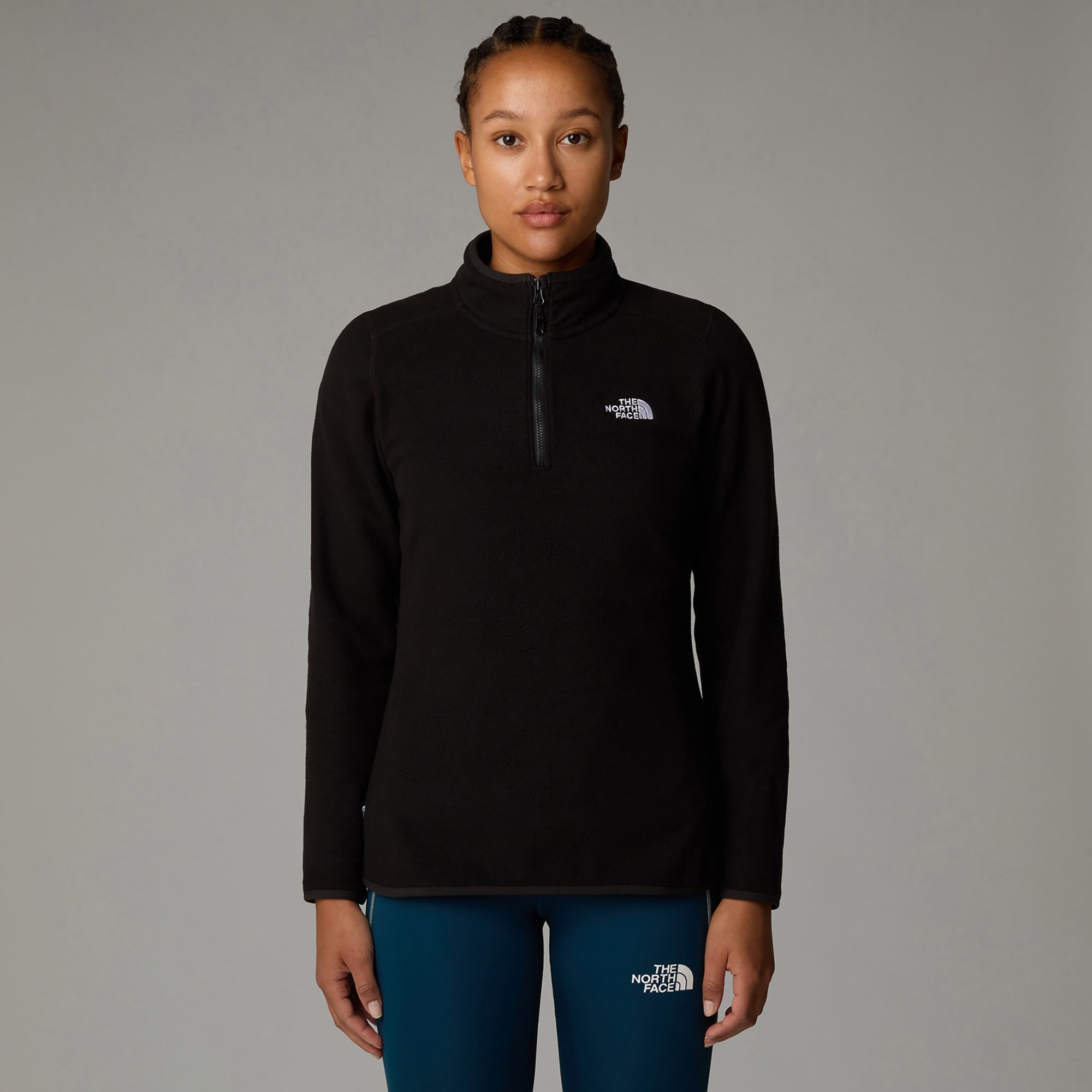 The North Face Glacier Zipped Kadın Siyah Outdoor Polar