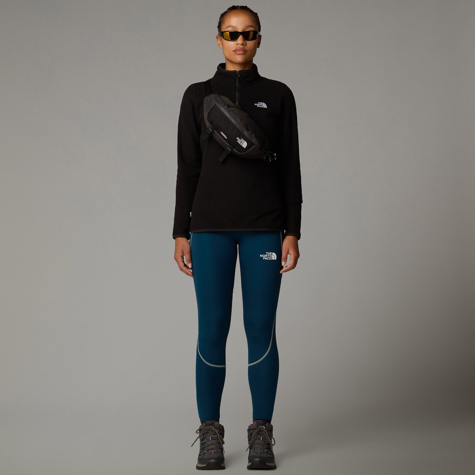 The North Face Glacier Zipped Kadın Siyah Outdoor Polar