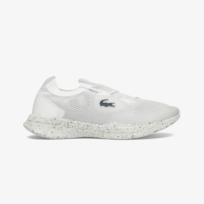  Lacoste Run Spin Eco Erkek Beyaz Koşu Ayakkabısı