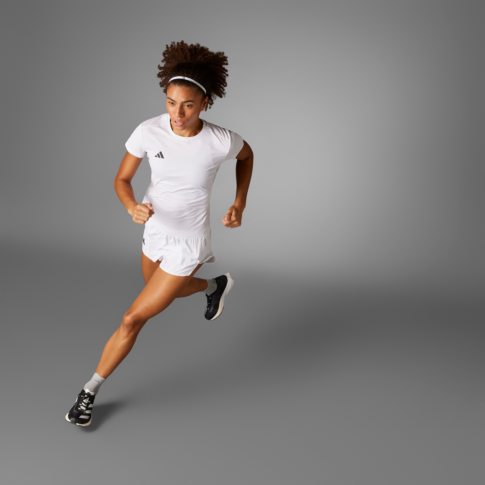 adidas Adizero Running Kadın Beyaz Koşu T-Shirt