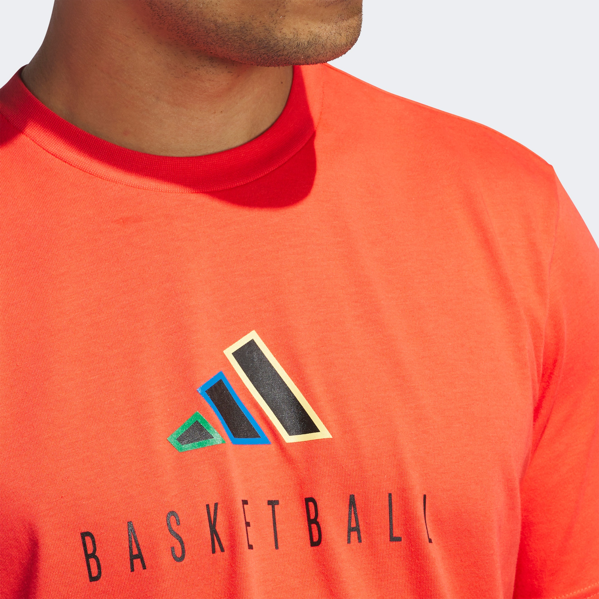 adidas WWH Logo Erkek Kırmızı Günlük T-Shirt