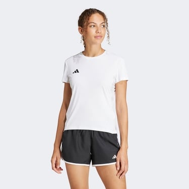  adidas Adizero Running Kadın Beyaz Koşu T-Shirt
