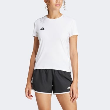  adidas Adizero Running Kadın Beyaz Koşu T-Shirt