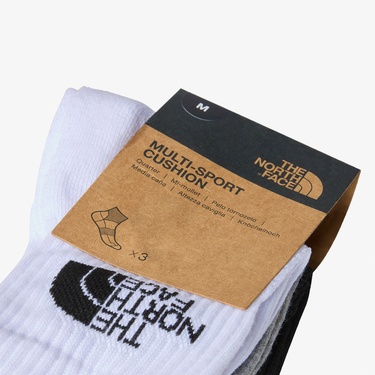 The North Face Multi Sport Cushion Unisex 3lü Renkli Çorap