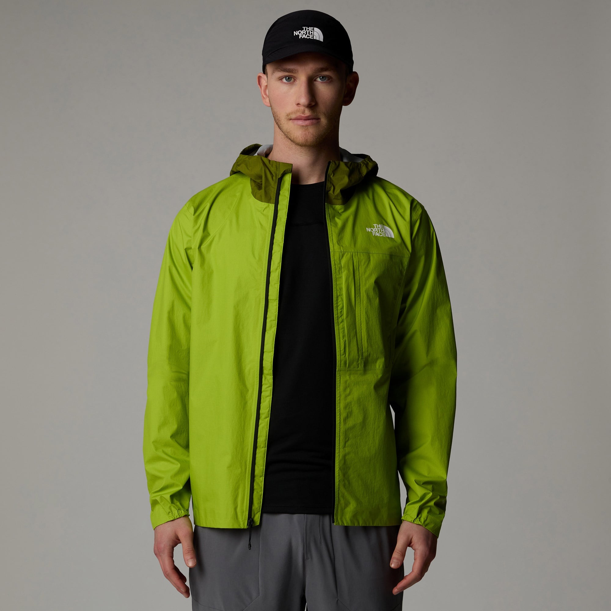The North Face Higher Run Erkek Yeşil Yağmurluk