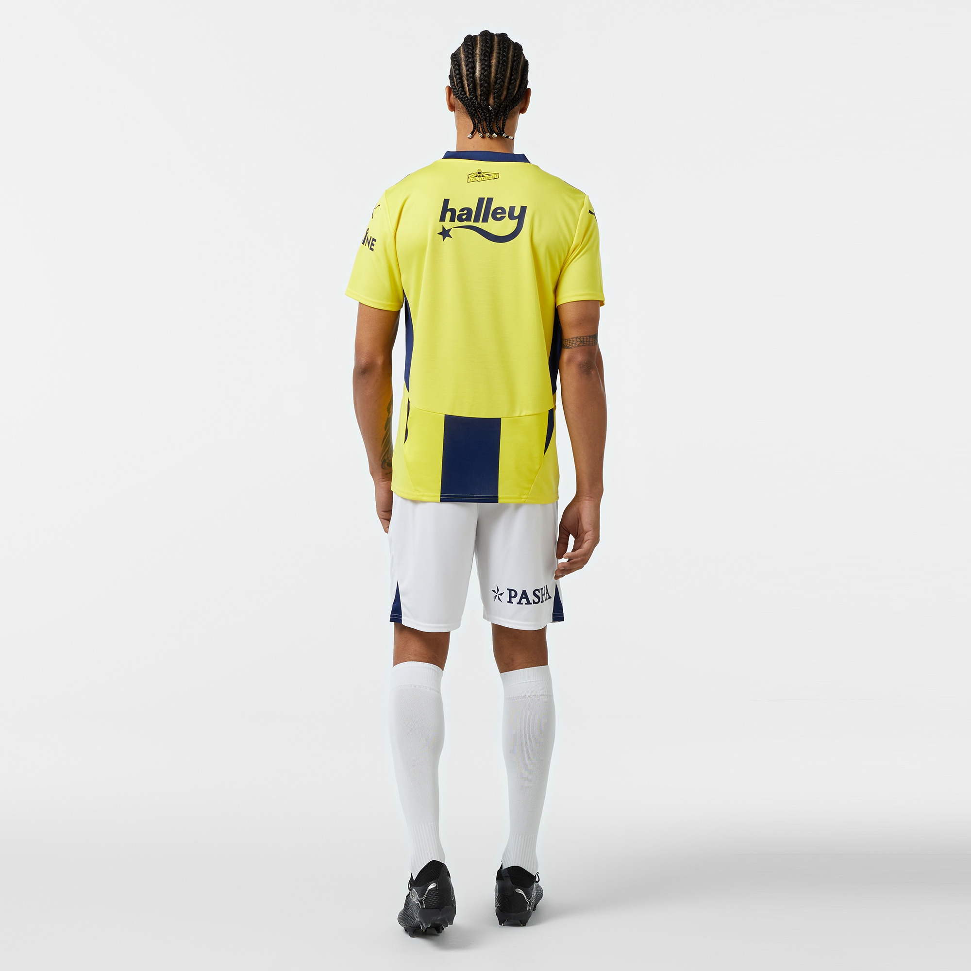 Puma Fenerbahçe SK 24-25 İç Saha Erkek Beyaz Futbol Şortu