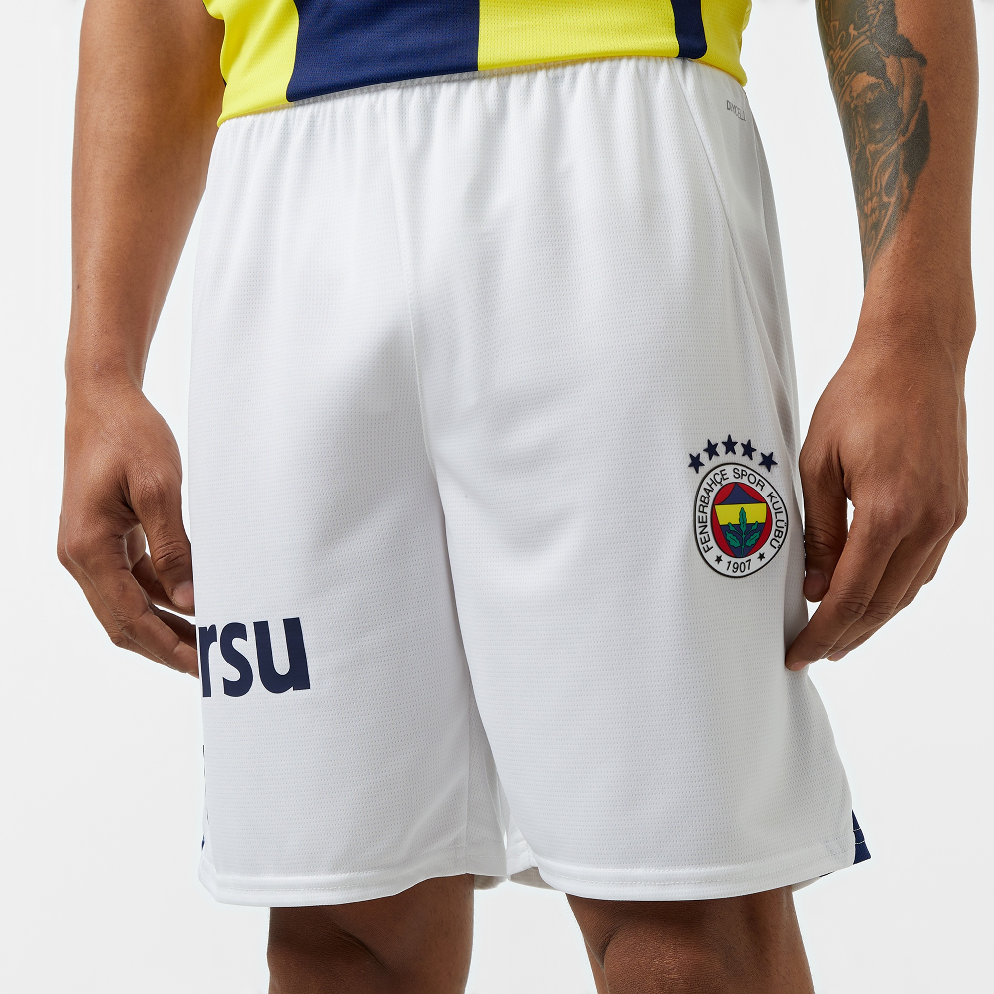 Puma Fenerbahçe SK 24-25 İç Saha Erkek Beyaz Futbol Şortu