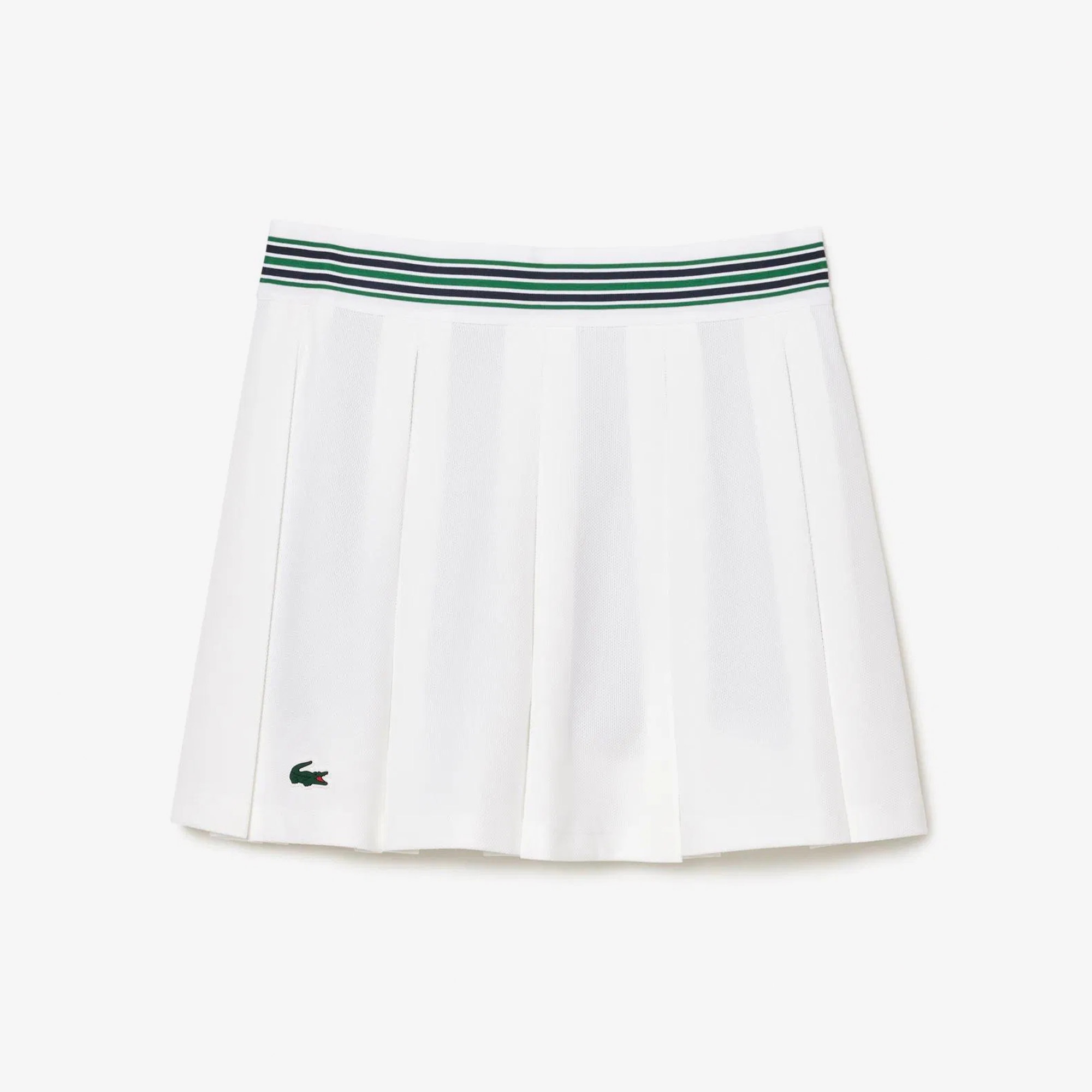 Lacoste Tenis Pileli Kadın Beyaz Tenis Eteği