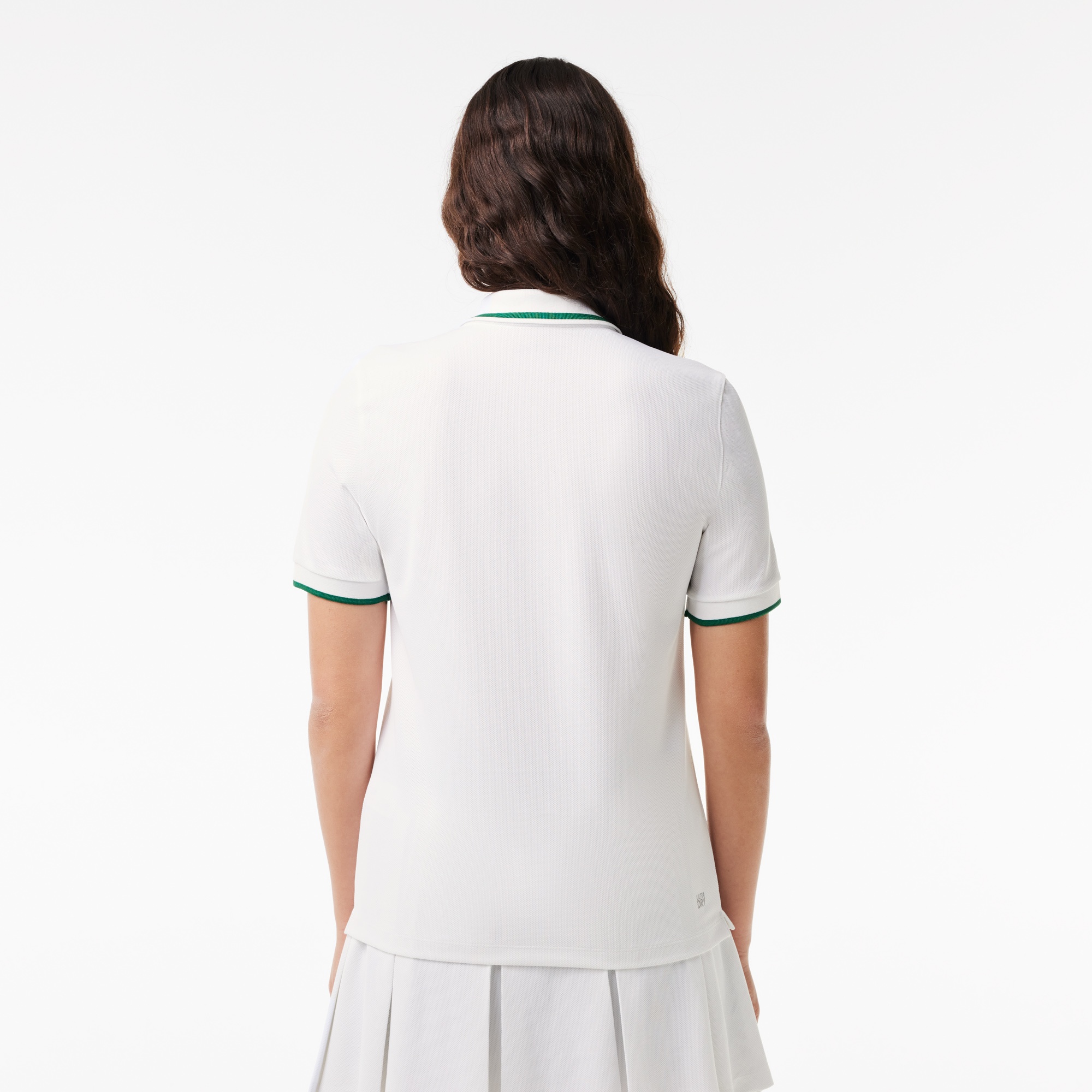 Lacoste Pique Sport Kadın Beyaz Tenis Polo T-Shirt