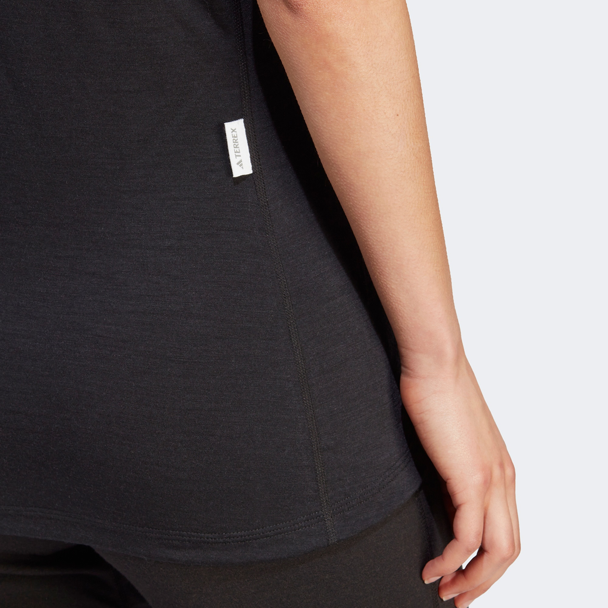 adidas Xperior Merino Kadın Siyah Antrenman T-Shirt