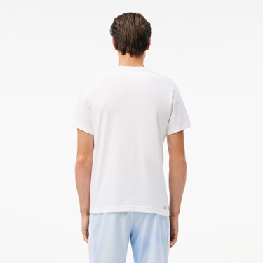  DANIIL MEDVEDEV Erkek Regular Fit Bisiklet Yaka Baskılı Beyaz T-Shirt