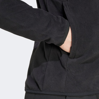  adidas Terrex Multi Fleece Full Zip Kadın Siyah Günlük Sweatshirt