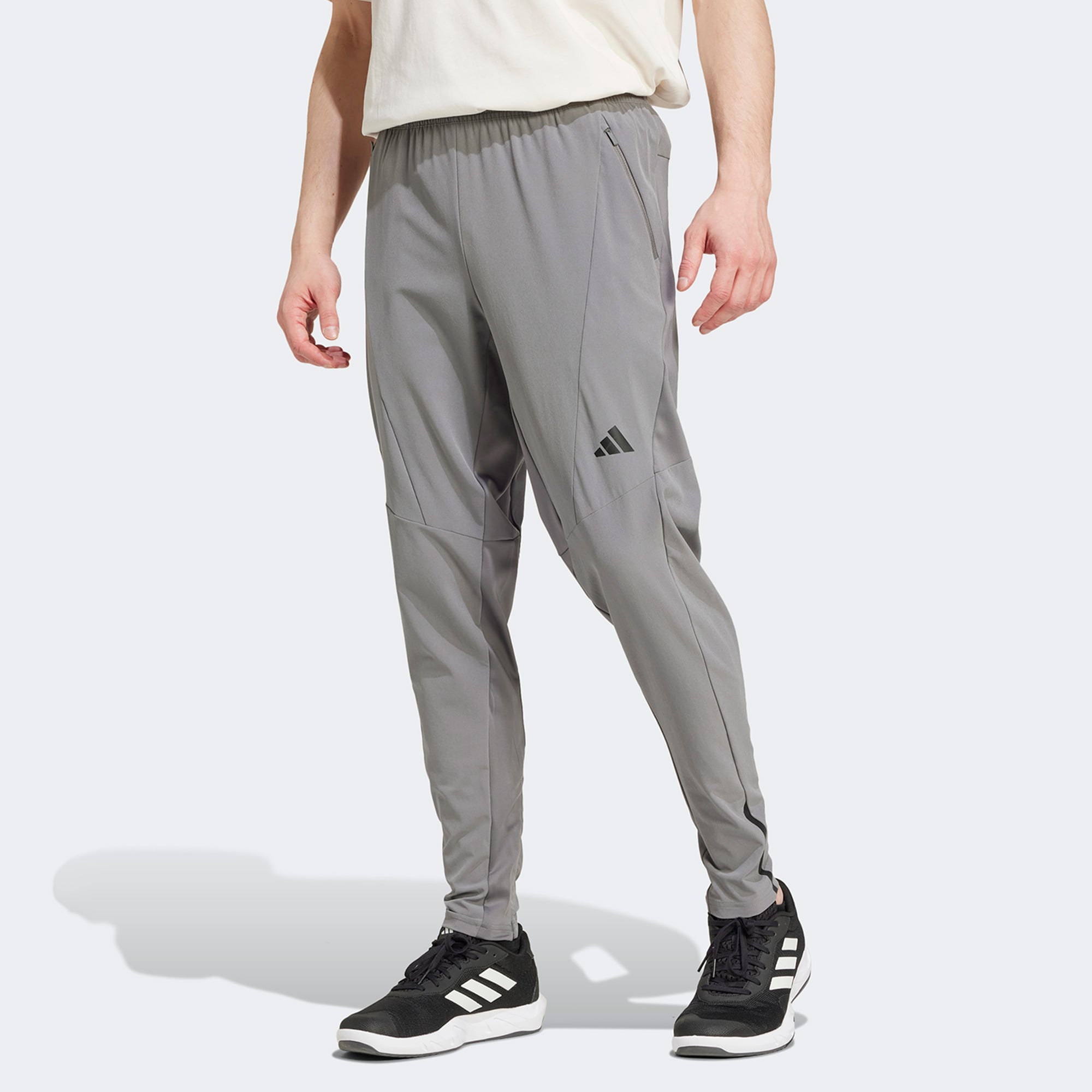  adidas Designed For Training Erkek Gri Antrenman Eşofman Altı