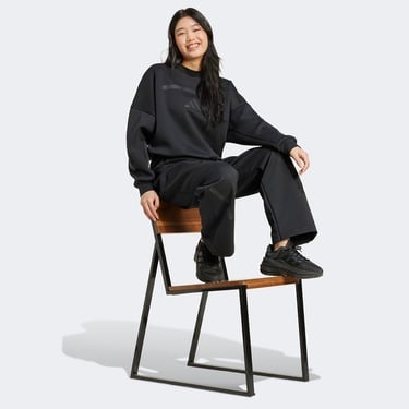  adidas Z.N.E. Kadın Siyah Günlük Sweatshirt