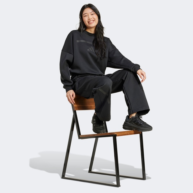  adidas Z.N.E. Kadın Siyah Günlük Sweatshirt