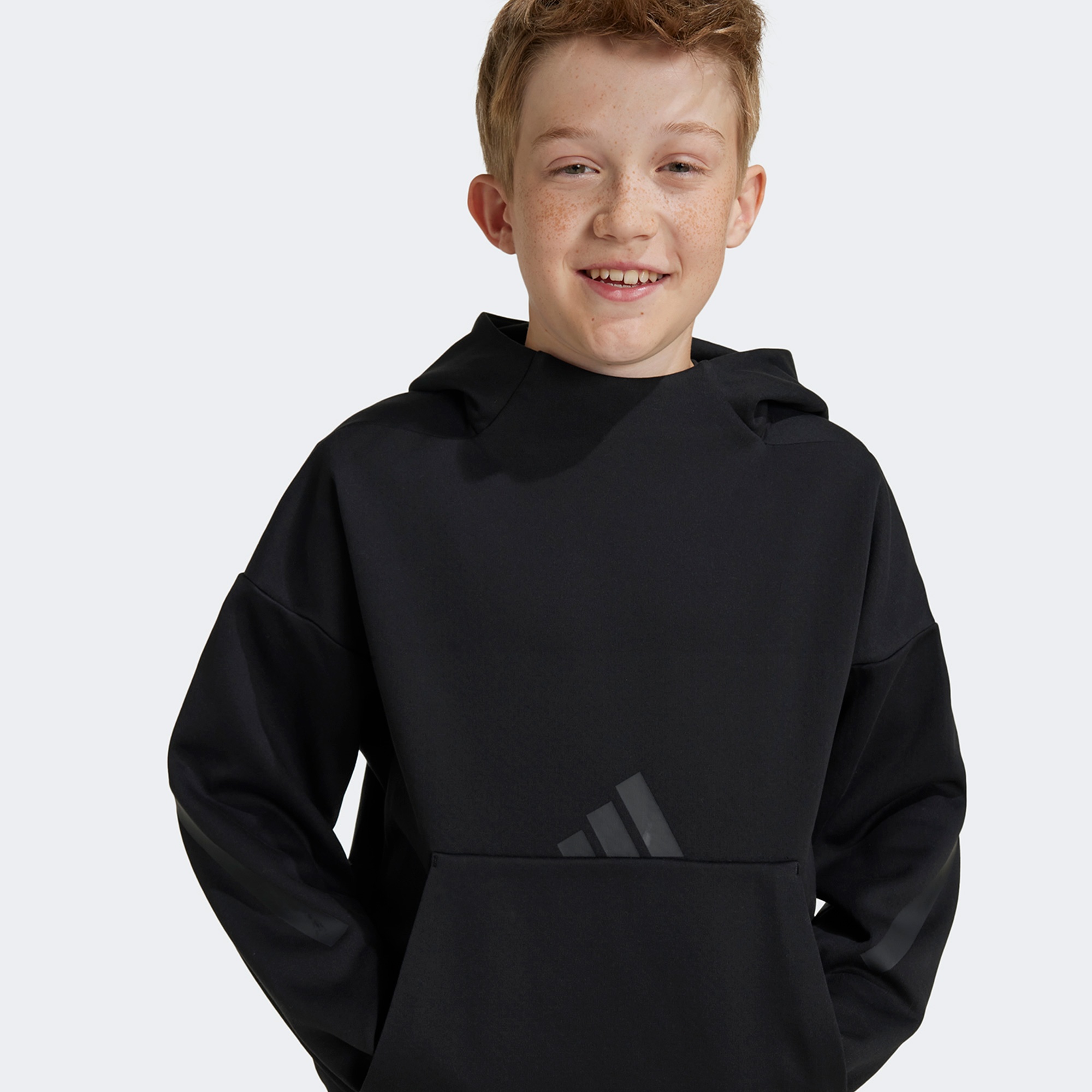 adidas Z.N.E. Çocuk Siyah Günlük Sweatshirt