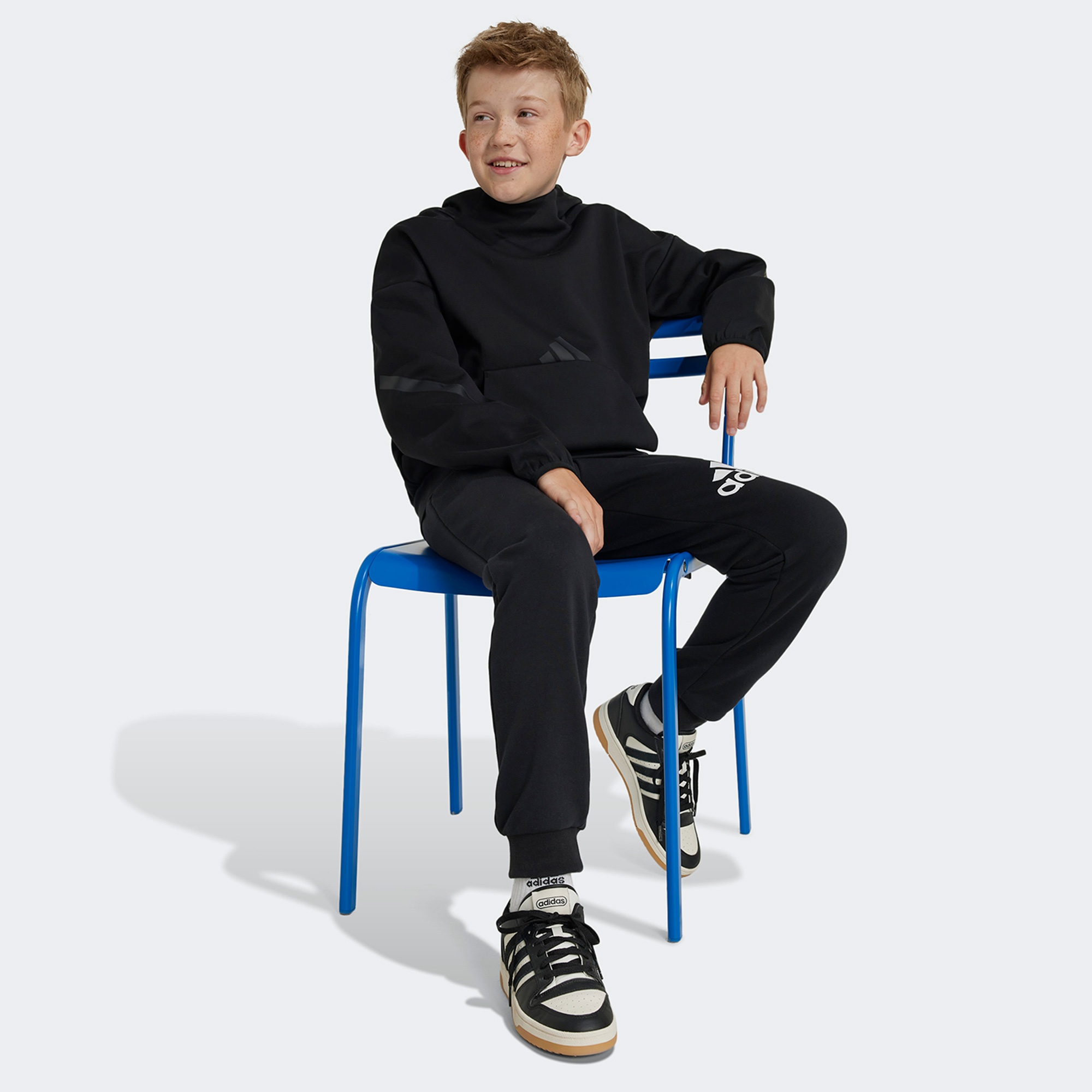 adidas Z.N.E. Çocuk Siyah Günlük Sweatshirt