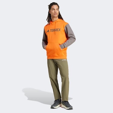  adidas Terrex Multi Large Kapüşonlu Erkek Turuncu Günlük Sweatshirt