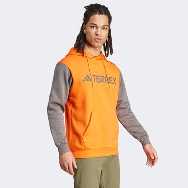 adidas Terrex Multi Large Kapüşonlu Erkek Turuncu Günlük Sweatshirt